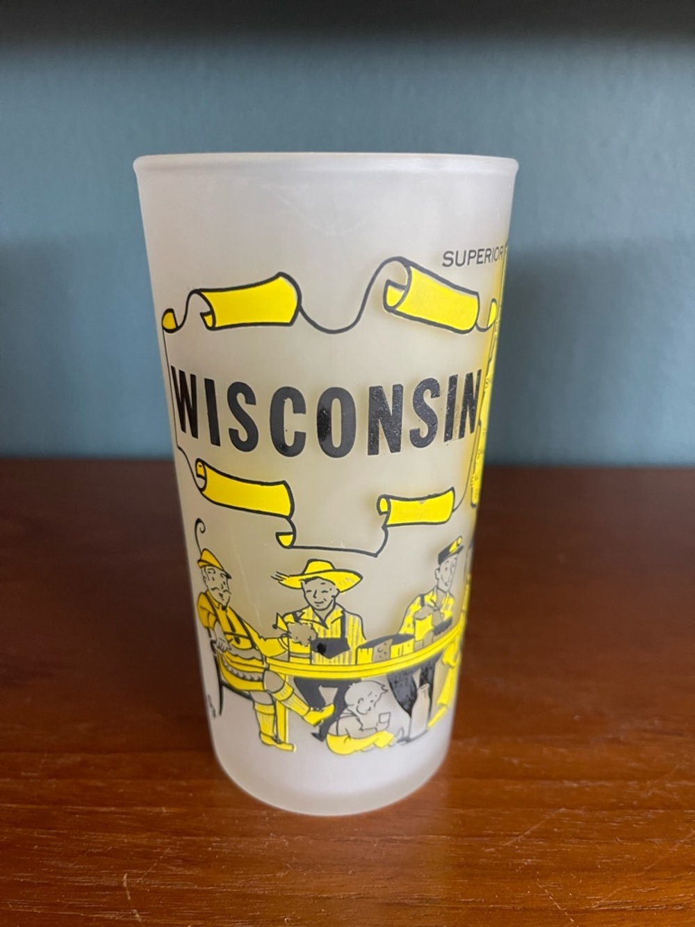 Hazel Atlas “Wisconsin” Drinking Glass